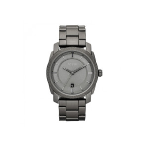 Uhrenarmband Fossil FS4705 Rostfreier Stahl Anthrazitgrau 22mm